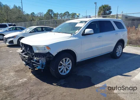 2020 Dodge Durango Sxt Awd z USA, uszkodzony, nr VIN 1C4RDJAG4LC283714